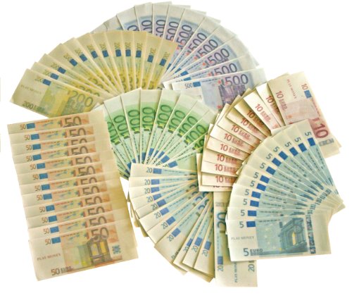EDUPLAY Set pièces et billets « Euros » épiceri...