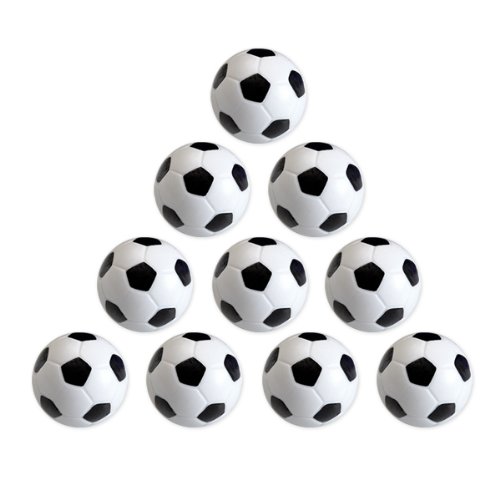 12070 lot de 10 balles de babyfoot 36 mm 24 g