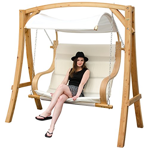 Balancelle de Jardin en bois de mélèze | Balanç...