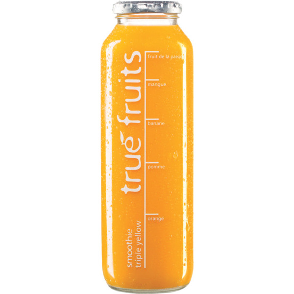 SMOOTHIE VERRE YELLOW 
TRUE FRUITS