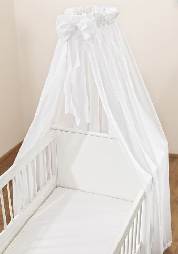 0315 02 ciel de lit pour lit d'enfant blanc 300...