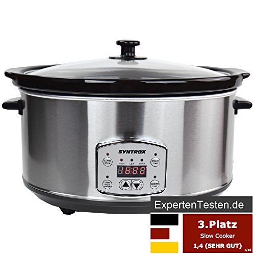 Mijoteuse digitale en acier inoxydable capacité...