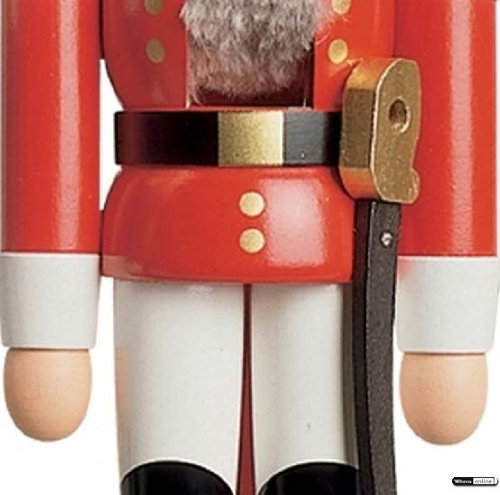 ISDD Cuckoo Clocks Casse-noisette hussard rouge, hauteur 31 cm, Erzgebirge originale de Seiffener Volkskunst SV 11302/1 code EAN 4260192222017 