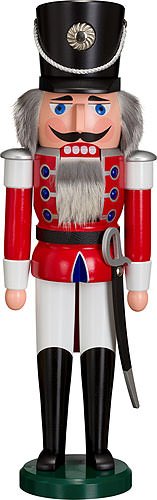 Casse-noisette hussard rouge, hauteur 50 cm, Er...