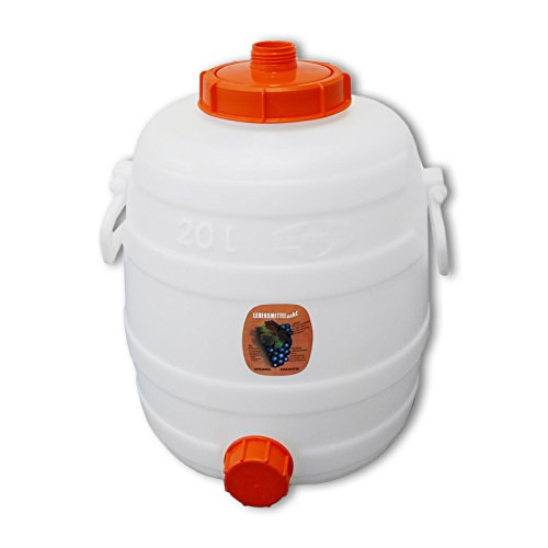 Tonnelet / cuve de fermentation 20 L avec couve...