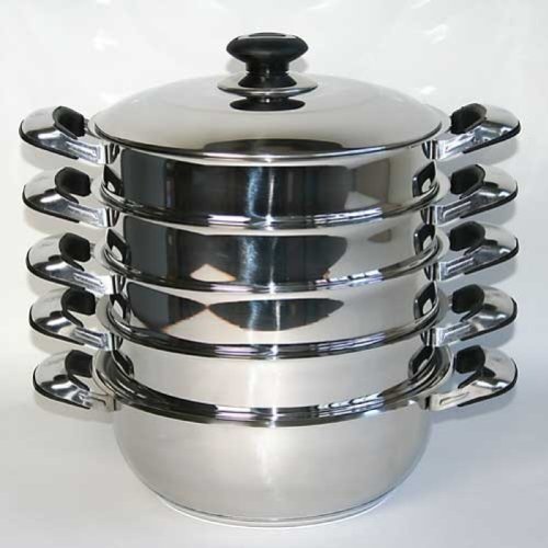 HHS Ensemble de 6 casseroles en acier inoxydable 4260205770436 (4260205770436)
