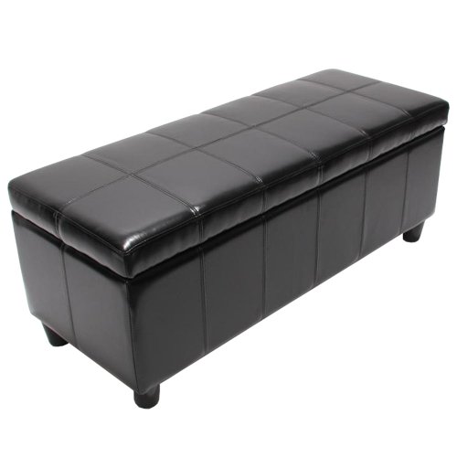 Banc banquette rembourrée coffre de rangement K...