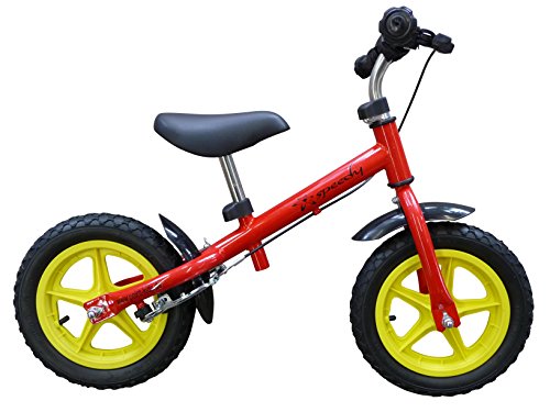 Vélo sans pédales pour enfant vélo sans pédales 12 pouces, frein-rouge 4260215160418 point-kids