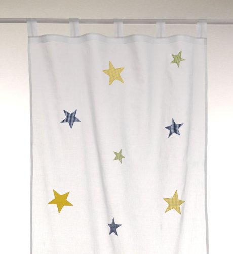 Rideau 'étoiles garcon' 105x265cm