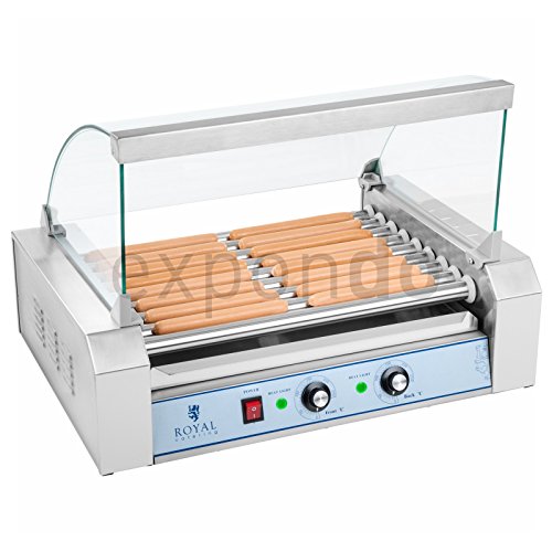 - machine à hot-dogs - 9 tubes chauffants - 180...