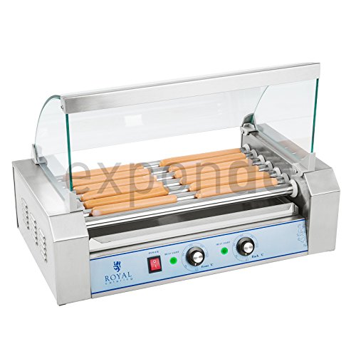 - machine à hot-dogs - 7 tubes chauffants - 140...