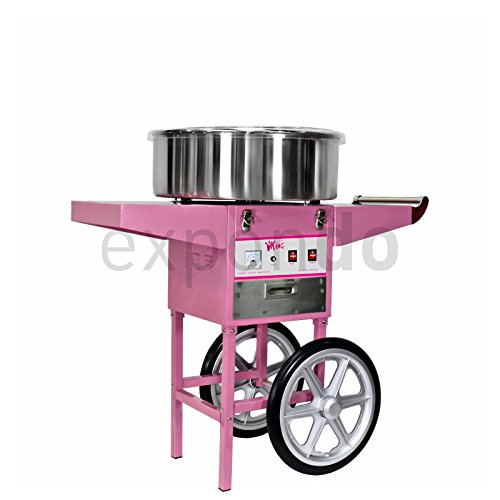 Royal Catering - rczc-1200-w - machine à barbe à papa - sur chariot - 1200 w code EAN 4260223025303 