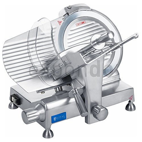Royal Catering - rcam 250expert - trancheur - 0 à 12 mm - 180 w - ø 25 cm - affûteur - expert serie - frais d'envoi inclus code EAN 4260223025525 