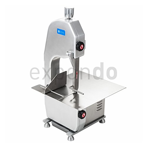 Royal Catering - rcbs-1650 - scie à os - puissance de 750 watt - longueur de la scie 1650 mm - vitesse de la lame 15 m/s - épaisseur de la coupe réglable de 3 à 180 mm - grande surface de travail code EAN 4260223027222 