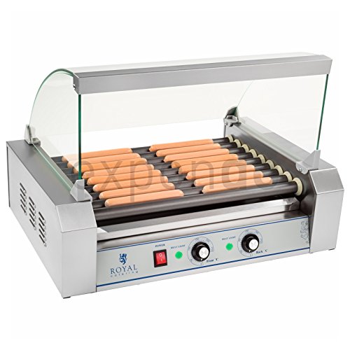 - rchg-9t - gril à hot-dog 9 rouleaux avec revê...