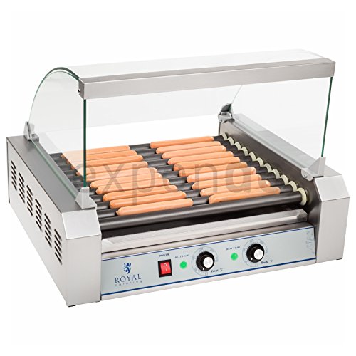 - rchg-11t - gril à hot-dog 11 rouleaux avec re...