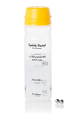 Spätzle-Shaker Shaker à spätzle jaune de de 4 portions code EAN 4260230730153 