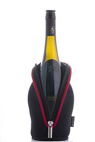 WINARO ® mastercooler - rouge - ice wine bottle cooler néoprène refroidisseur à vin champagne winaro® - beau cadeau pour tous les amateurs de vin code EAN 4260232860070 