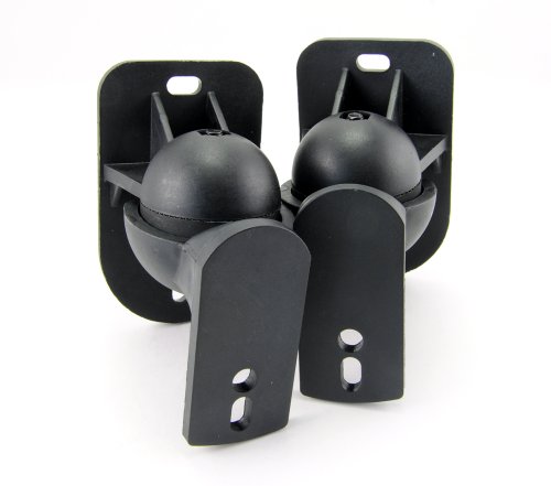 2 pièces (1 paire) support mural universel pour...