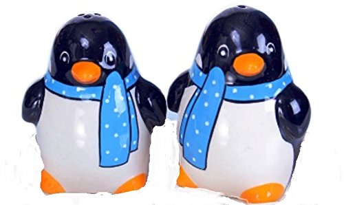 Saliere et poivriere , les penguins avec un fou...
