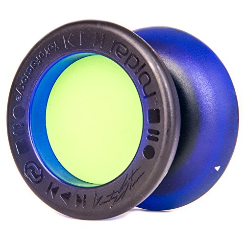 YoyoFactory Replay Pro Yo-Yo - Bleu / Vert (Wor...