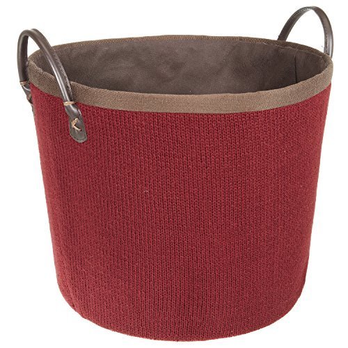 Panier solide aspect tricot pour ranger journau...