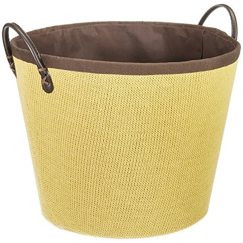 LOMOS Panier solide aspect tricot pour ranger journaux, bois, couvertures, et bien plus encore code EAN 4260243531198 