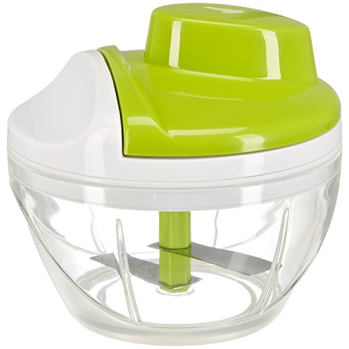 CULINATO Culinato® Hachoir à légumes/fruits avec système de coupe innovant (en vert/blanc) 4260243531426 (4260243531426)