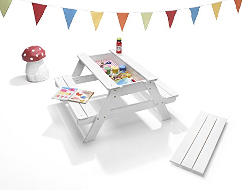Traturio enfants Table de pique-nique + sable &...