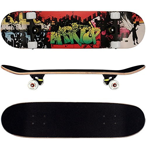 Skateboard planche érable 9 plis charge max 100...