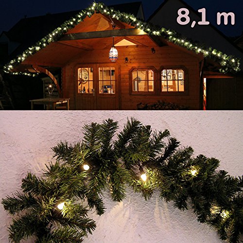 Guirlande lumineuse de Noël branche de sapin / ...