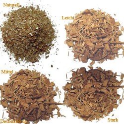 5 x 40 g copeaux de bois de chêne - naturel, lé...