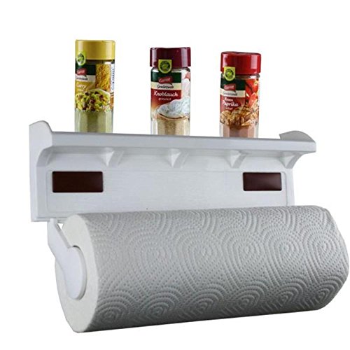 3831 dérouleur essuie tout avec étagère à épice...