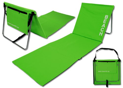 Team 101 Matelas de plage avec dossier vert code EAN 4260260091484 