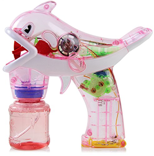 Nick & Ben Pistolet à bulles lumineux (LED) et ...