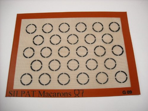 Tapis de cuisson pour 28 macarons 375 x 275 mm