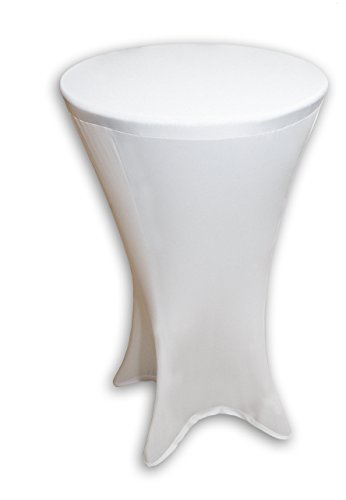 Bellboni Housse Bellboni pour mange-debout dans différentes tailles, housse extensible, housse pour mange-debout, blanc, 70-75 cm code EAN 4260267630518 