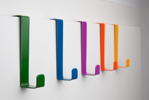 Menz crochets de porte, coloré, 10 unités - qua...