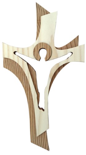 kalner Präsente crucifix mural moderne en bois ...