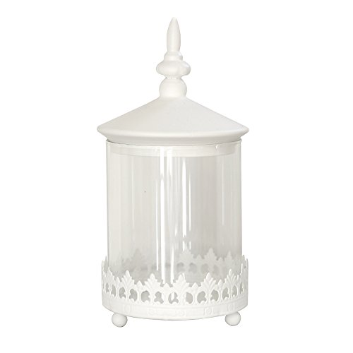 Grafelstein Boîte alimentaire pROVENCE blanc style shabby chic avec metalleinfassung ornamentbordüre 4260296949445 (4260296949445)