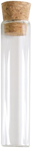 Laborware lot de 100 tubes en verre avec boucho...
