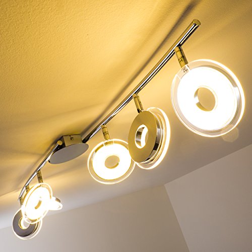 Barre de spots LED Prag - 6 x 4,5 Watt - 350 lu...