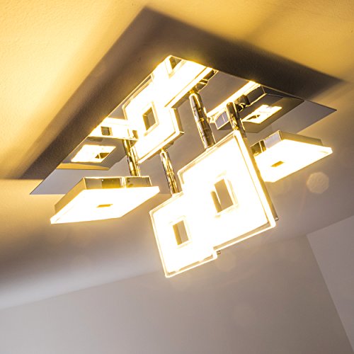 Plafonnier à spots LED Krakau - 4 x 4,5 Watt - ...