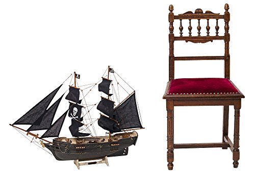 Maquette de bateau - bateau de pirates - bois -...