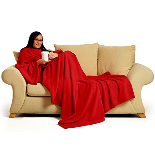 Snug Rug Deluxe Couverture polaire Rouge