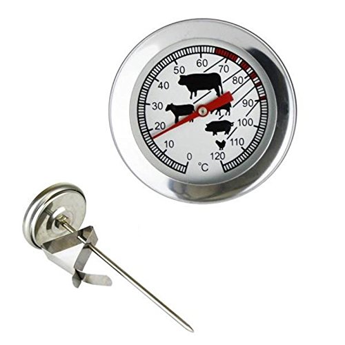 4045 thermomètre de cuisson avec sonde en acier...