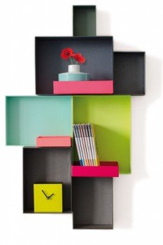 REMEMBER - Etagère murale en carton remember pappap due colori 4260331690530 Remember