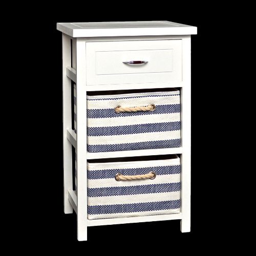 Commode avec tiroir et paniers table de chevet ...