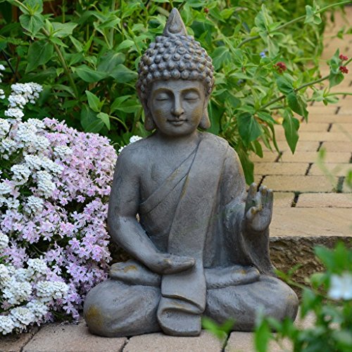 INtrenDU Bouddha Statuette Chinois 54cm décoration zen pour intérieur extérieur jardin zen, feng shui 4260339360992 (4260339360992)