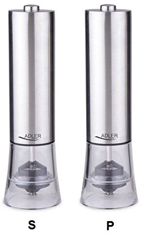 2 x Moulin à poivre ou sel électrique céramique...